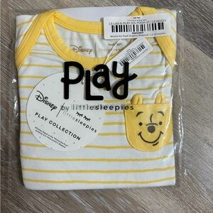 NIB Little Sleepies Winnie the Pooh graphic bodysuit